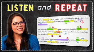 English Reading with Connected Speech 📖 Vocabulary and Native Pronunciation Practice