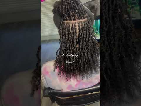 We used Amazon: Mongolian afro kinky curls 18inch🥰 #amazonhair #minitwist  #minitwists