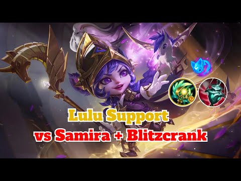 Lulu’s EPIC COMEBACK vs Samira & Blitzcrank! Trusting Ashe to CARRY Late Game!