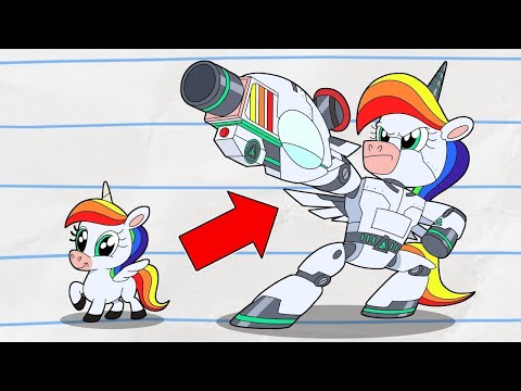 ROBOT RESCUE UNICORN! 🤖 🦄 | BOY & DRAGON | WildBrain Kids