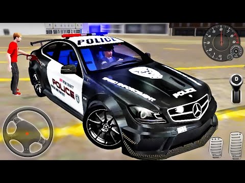 Police Car Mercedes S63 Driving - Hot Pursuit Simulator 3D - Android GamePlay