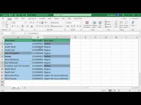 36   Tips and Tricks   Cell selection using shift + f8