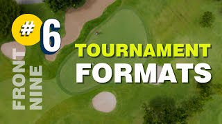 Step #6 - Tournament Formats for "Charity Golf Tournaments".
