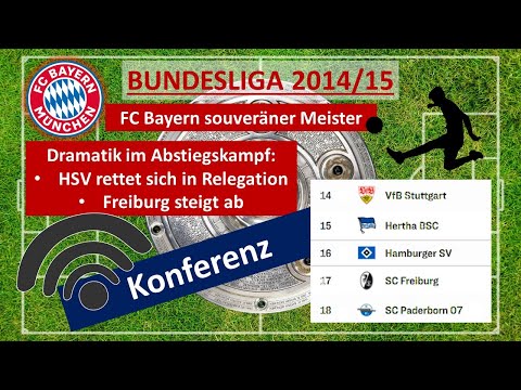 2015-05-23 1. Bundesliga letzter Spieltag 2014/15 (die komplette Konferenz des Abstiegskampfes)
