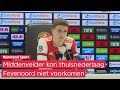 Til na Feyenoord-Vitesse: 'Na mijn goal hadden we misschien nog het gevoel dat we eroverheen gingen'