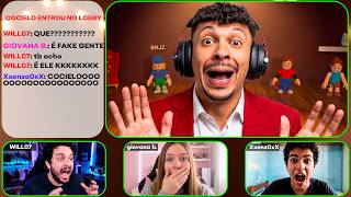 ENTREI EM UM LOBBY ALEATORIO PRA JOGAR COM OS INSCRITOS 😲 *mimic party*