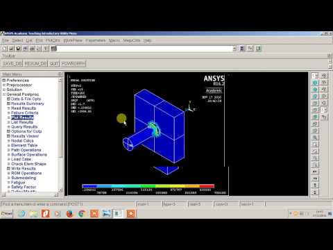Interference Fit and Pin Pull-Out Contact Analysis #Ansys APDL