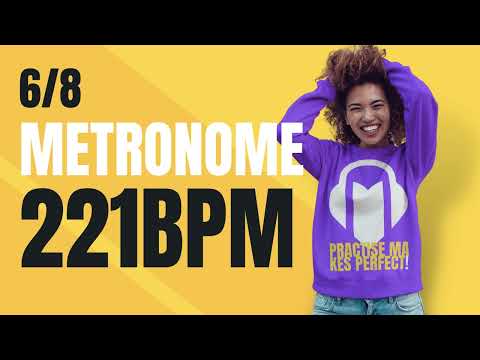 👉 6/8 METRONOME 221 BPM