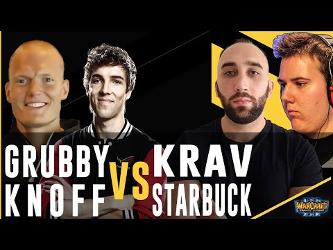 WC3 - 2v2 Showmatch - Grubby & Knoff vs. KraV & Starbuck
