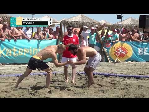 1/2 Men's BW - 70 kg: L. KELEKHSASHVI (GEO) v. Q. STICKER (FRA)