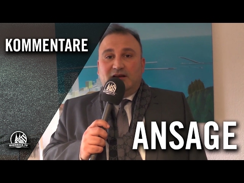 Ansage von Gianfranco di Salvo (1.Vorsitzender DJK Viktoria Frechen) | RHEINKICK.TV