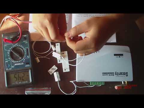Как подключить проводные датчики к китайской сигнализации GSM Alarm KERUI