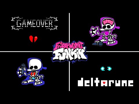 The Best Deltarune Game Over Screen in FNF (VS Kris, Queen, Jevil) - Friday Night Funkin'