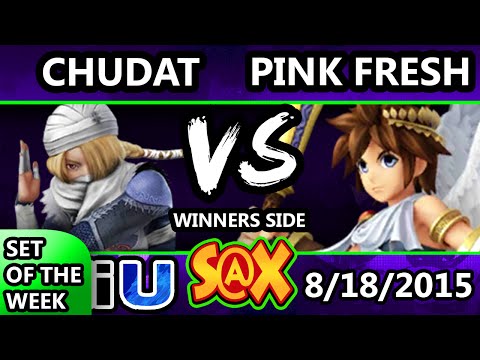 S@X 111 - GFuel MH | Chudat (Sheik) Vs. Pink Fresh (Pit) SSB4 Tournament - Smash Wii U - Smash 4