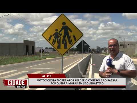 AL 110:  MOTOCICLISTA MORRE APÓS PERDER O CONTROLE AO PASSAR POR QUEBRA MOLAS EM SÃO SEBASTIÃO