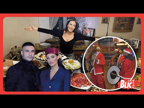 CECA RAŽNATOVIĆ PROSLAVILA SVETOG NIKOLU Trubači ispred vile na Dedinju: Gostima pune ruke poklona