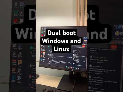 Стоит ли использовать двойную загрузку Windows и Linux? #технологии #игры #techtok #pc #windows #...