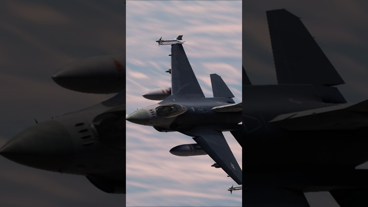 F-16 Dodging Iraqi SAMs #DCS #DesertStorm