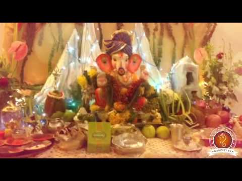 Sonal Manmohan Home Ganpati Decoration Video
