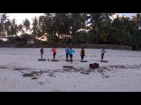 Diani beach hiphop steps workout