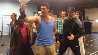 The Mob Song&quot; rehearsal- Beauty and the Beast