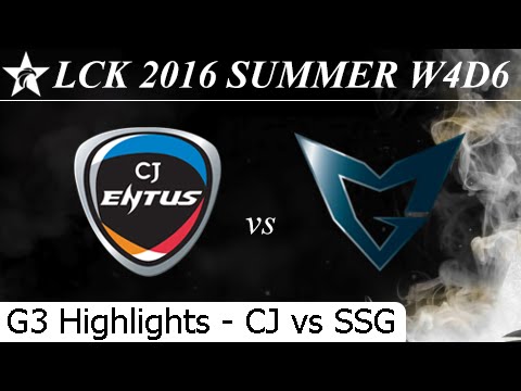 CJ vs SSG Game 3 Highlights - LCK Summer 2016 W4D6M8 CJ Entus vs Samsung Galaxy