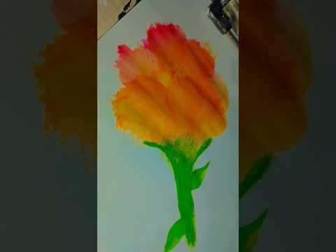 Flowers hack 🌷#diy#art #flowers  #zunaira'screativeworld.        #shorts