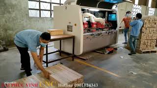 MÁY BÀO 4 MẶT 6 TRỤC WOODMASTER WM-618. Làm ván sàn, ván ghép thanh, nội thất tuyệt vời