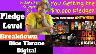 Dice Throne Digital has a $10,000 Pledge?! Evaluating the Kickstarter's Tier Rewards