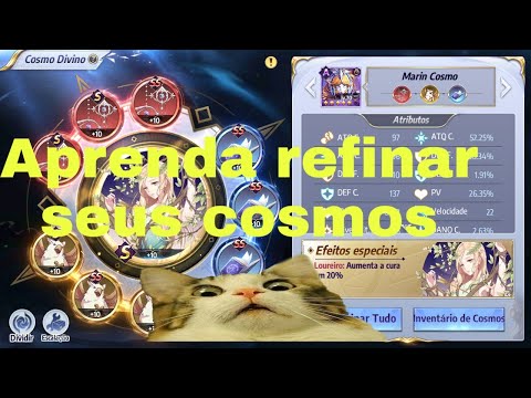 COMO REFINAR E ESCOLHER BEM OS ATRIBUTOS DOS COSMOS - SAINT SEIYA AWAKENING