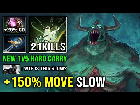UNDYING is the NEW Hard Carry in 7.32c | WTF 150% Move Slow 1st Item Echo Sabre Octarine Dota 2
