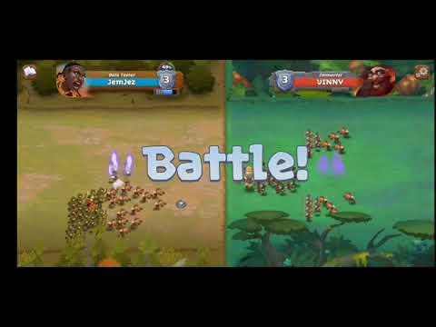 Battle Legion - Ranged Only - Archer and Hammer Thrower Combo!