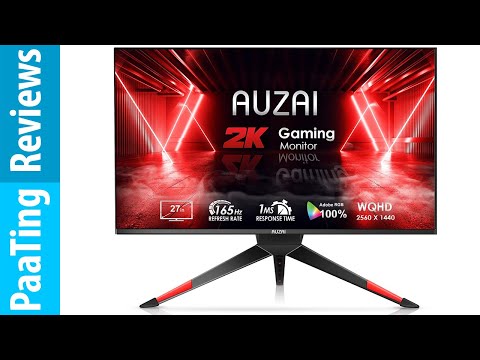 2021 AUZAI 27 Inch 2K 1ms 165Hz/144Hz Gaming Monitor, WQHD 2560x1440p Frameless Screen  ✅ (Review)