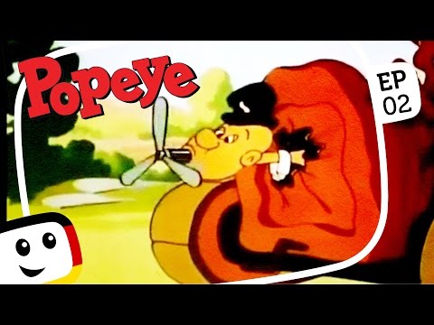 Popeye der Seemann - Folge 2  "POPEYE ALS PRÄSIDENT" - lustige Classic Cartoons deutsch