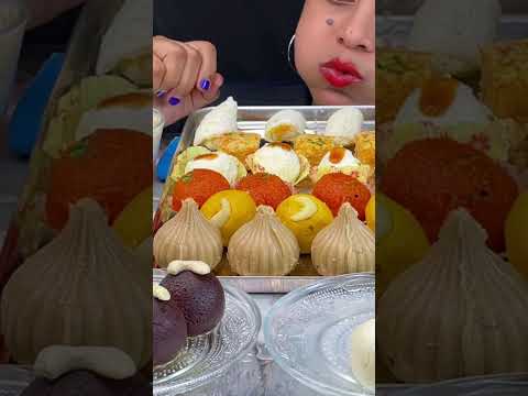 Eating Variety of Indian Sweets😋 #sweeteatingchallenge #indiansweetseating #mukbang #eatingshow