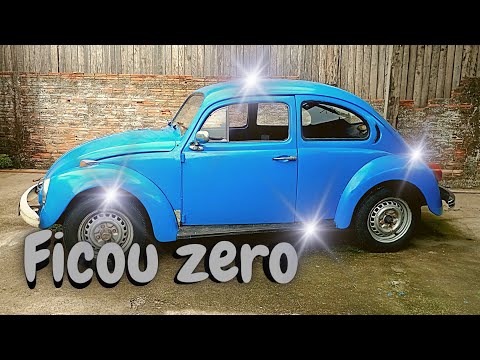 COMO FICOU MEU FUSCA PINTADO DE ROLINHO? vamos pro próximo passo