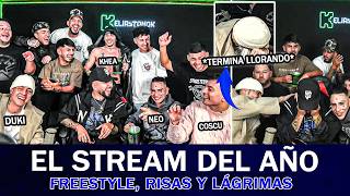 ¡LOCURA! DUKI, COSCU, NEO PISTEA, KHEA y ELIAS TOM EN UN STREAM HISOTÓRICO *TERMINAN TODOS LLORANDO*
