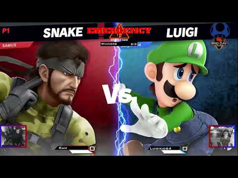 ram (Snake) vs Luigikid64 (Luigi) - Winners Pools - Emergency: Run That Back!