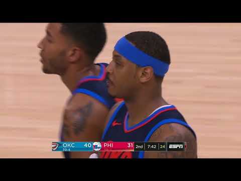 Carmelo Anthony Highlights 24  Pts vs Philadelphia 76ers 16 12 17