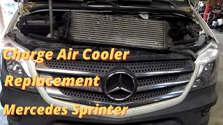 How To Replace a Charge Air Cooler On Mercedes Sprinter - Intercooler Replacement On a Sprinter Van