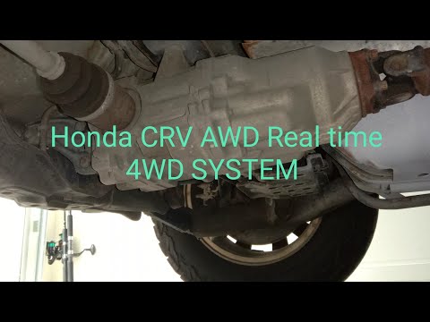 Honda CRV AWD real time 4wd system explained...