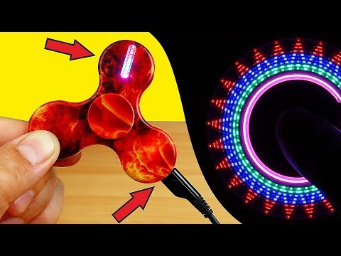 Крутой LED спиннер с Алиэкспресс! alex boyko