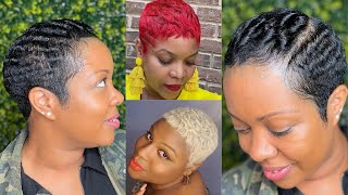 60 Most Captivating African American Short Hairstyles | Best Pixie Cuts, TWA, Buzzcut & Finger Waves