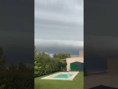 Esta mañana en Roldán, Santa Fe. 01/04/2026 #tormenta #vientosfuertes