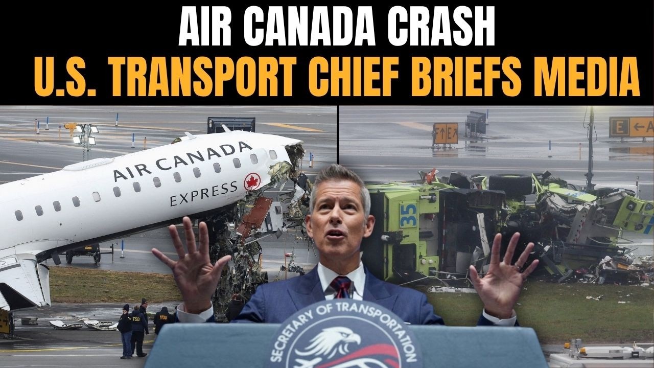 LIVE: US Transport Chief Sean Duffy Addresses Deadly LaGuardia Collision | 2 Dead | N18G