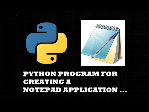 Creating A Notepad App Using Python In Visual Studio Code Coding Python Youtube Lofi