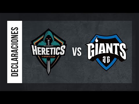 Declaraciones: Team Heretics vs Giants - ESL Masters CS:GO T2 - #ESLMastersCS