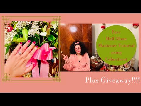 Easy Half Moon Manicure Tutorial