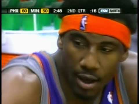Amare Stoudemire 5 Sick Dunks + 'Spreewell Scuffle and Ejection vs Timberwolves 2004 -2005