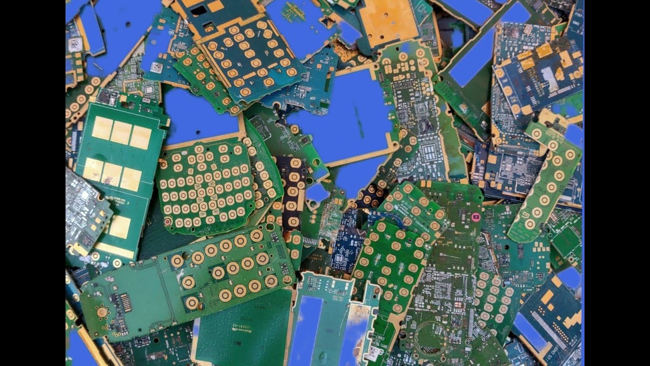 RECUPERANDO OURO DE PLACAS DE CELULARES ANTIGOS